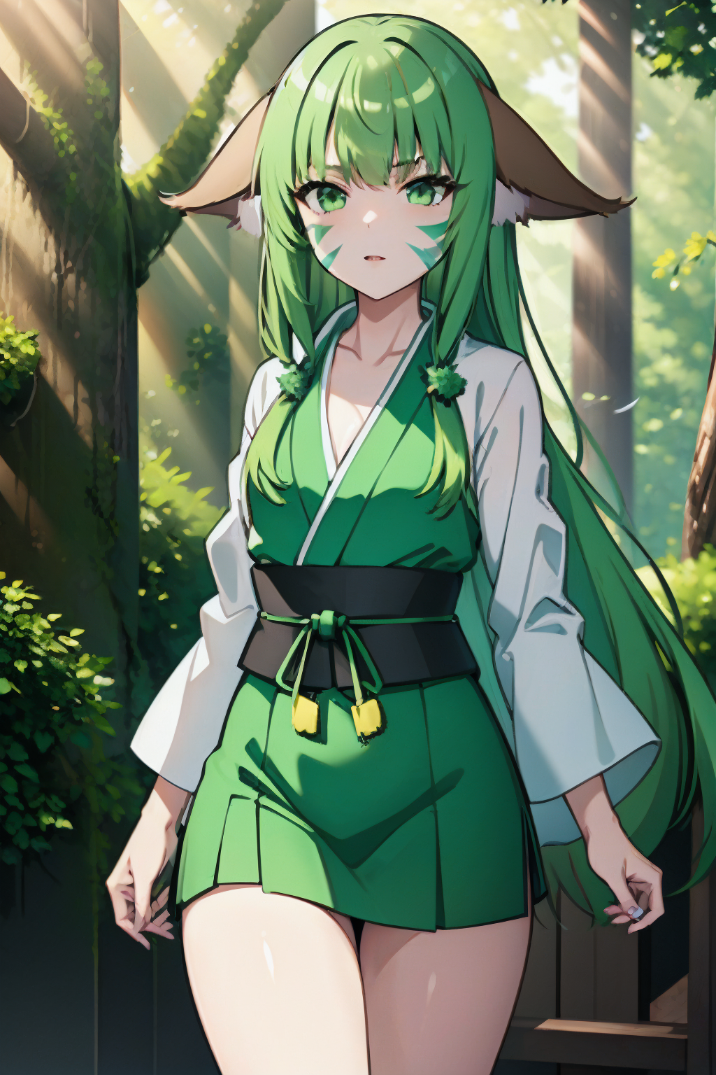 02083-1126648611-face lighting,bright backlight,super high resolution,best quality,Photos,4k,huyao,1girl,_(animal ears_0.9),green hair,long hair,.png